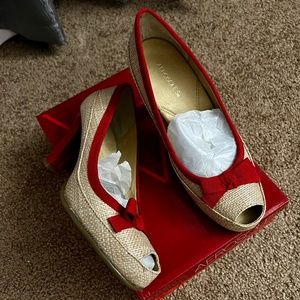 Aerosoles Nat Red Combo size 7m